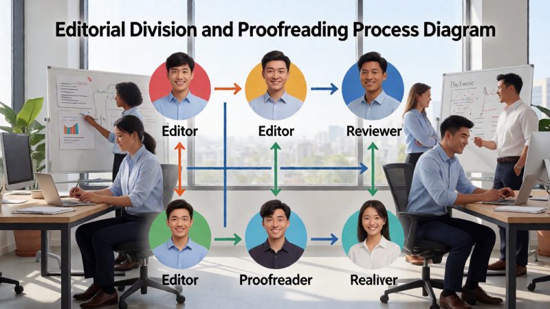 谁在整理这些内容:编辑分工与审校流程 示意图
